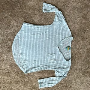 Women’s light blue top
